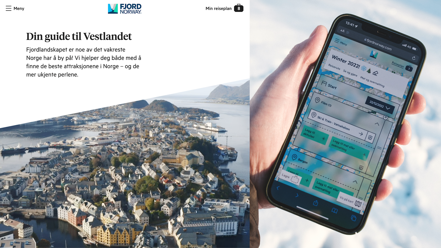 Forsiden til fjordnorway.com